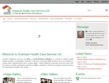 Tablet Screenshot of grameenhealthcareservices.org